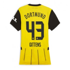 Borussia Dortmund Jamie Bynoe-Gittens #43 Hjemme skjorte til dame 2024-25 Kortermet